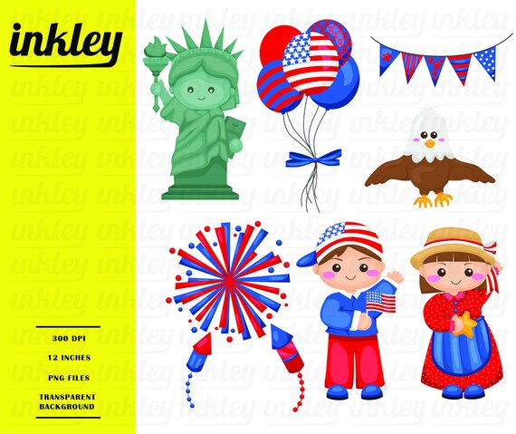 Download 4th Of July Clipart Holiday Celebration Clip Art Firework Etsy