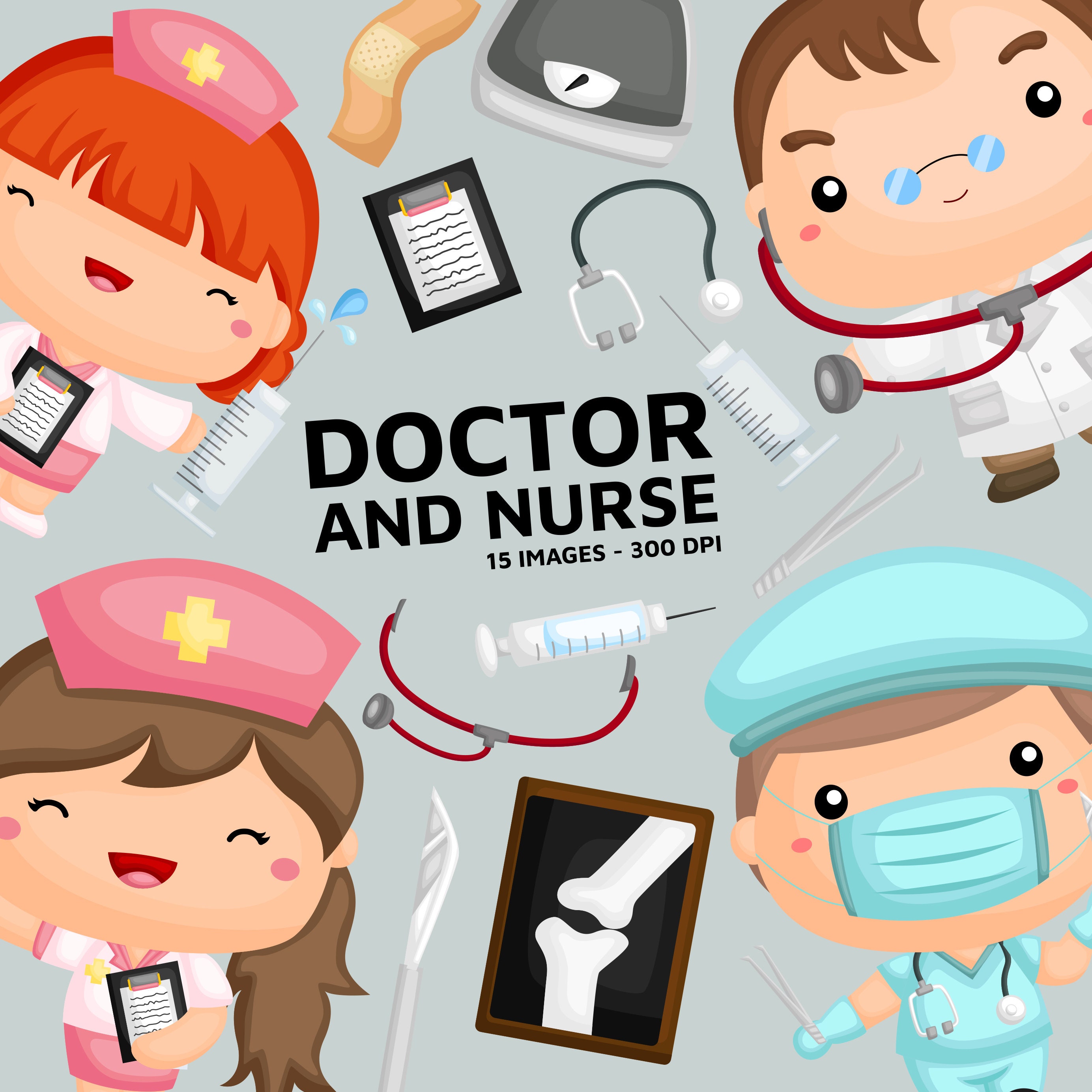 Download Doctor And Nurse Clipart Cute Doctor Clip Art Job And Occupation Free Svg On Request