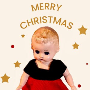 Vintage Ideal Lolly Walker Doll: 1950s Sleepy Eyes, 4 Dresses & Stand