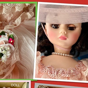 Madame Alexander Elise Vintage “Bridesmaid Doll” Tagged & in Original Box 1655. Over 16” tall!