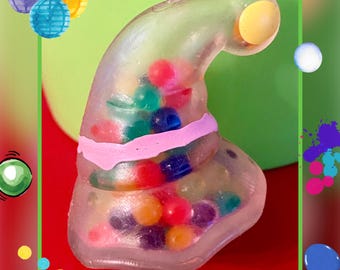 Squishy Rainbow Color in Shape of a Mystery Hat?