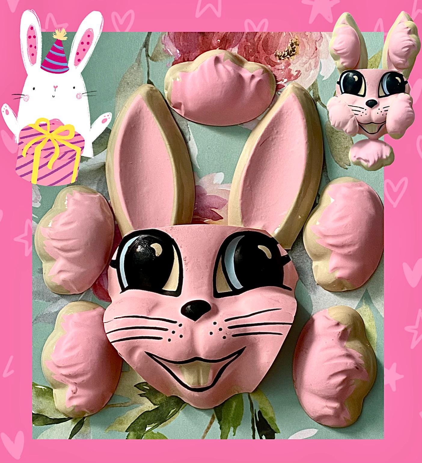 Vintage plastic rabbit mask - Etsy 日本