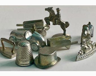 Monopoly Metal Pawn Teile - Schmuck, Miniaturen, Kunsthandwerk