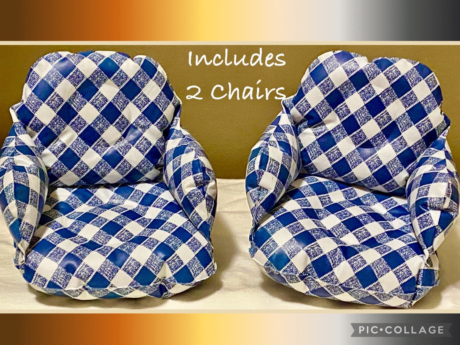 Vintage Inflatable Arm Chairs: Barbie Fashion Doll Furniture - 1970s - Etsy