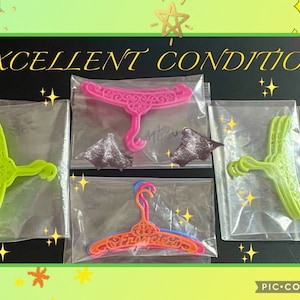 Barbie, Francie, & Plain Hangers ~ 4 different Packs of hangers to choose from ~ All in Perfect Condition. Vintage from 60s-70s Rare Colors!