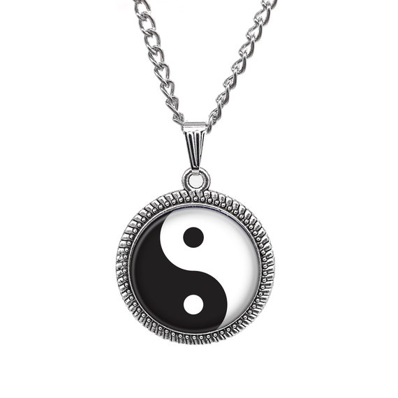 Quote Necklace Chinese Philosophy Taoist Symbol Yin Yang | Etsy