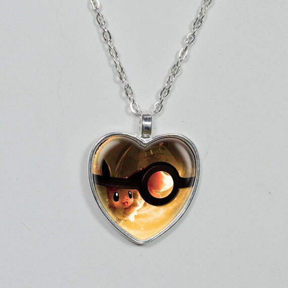 Pokemon Necklace Pokemon Pendant Pokemon Jewelry Charm Etsy