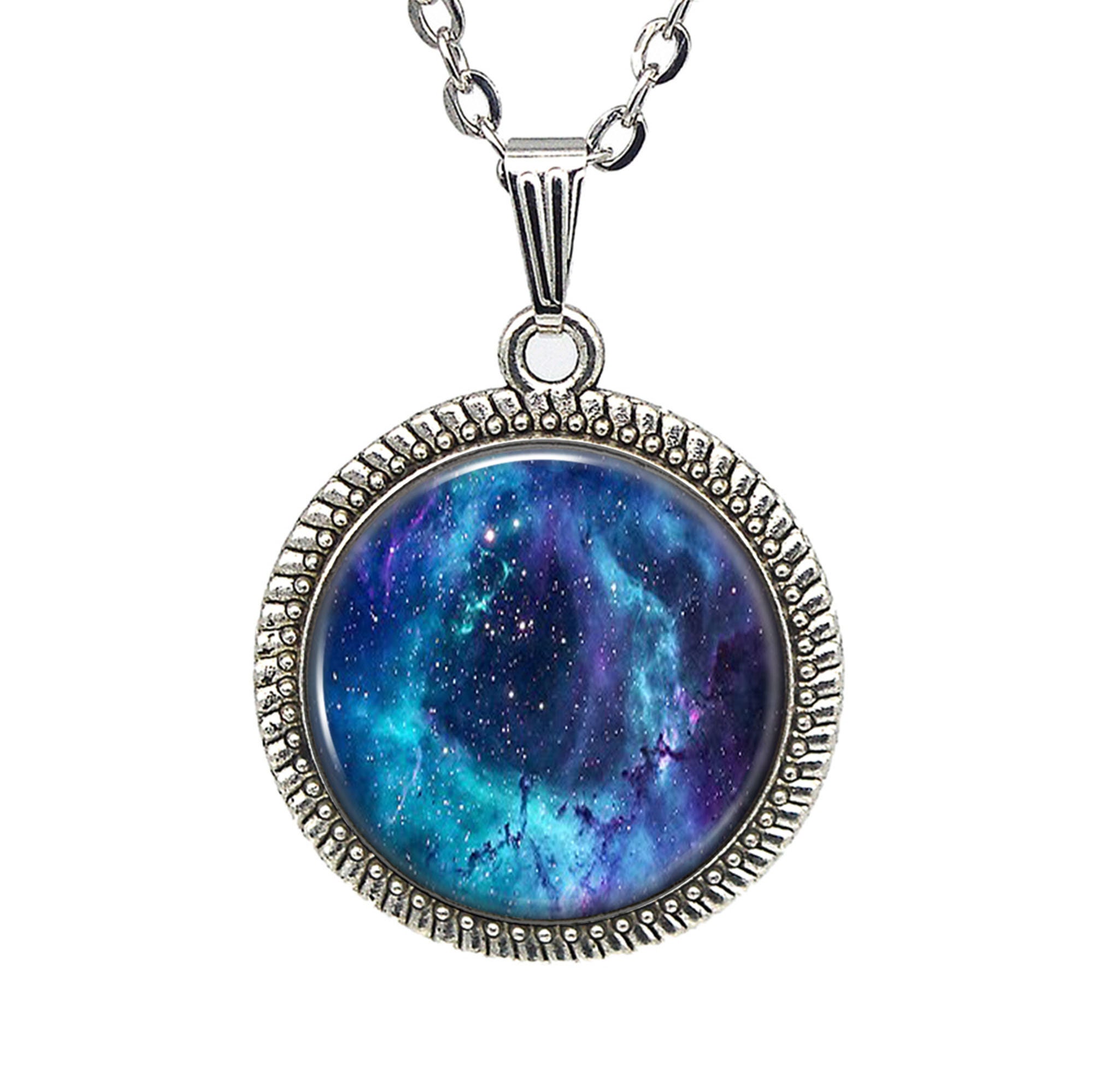 Heart Universe Necklaces Galaxy Necklace Stars Necklace | Etsy