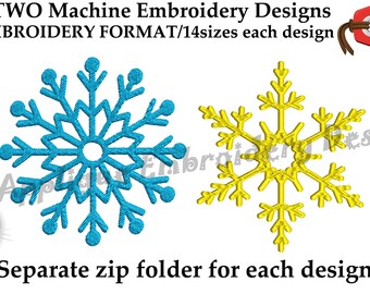 Snowflake Embroidery Applique Design-Christmas Embroidery-Christmas Bundle Embroidery Design- Embroidery Patterns-Instant Download-PES