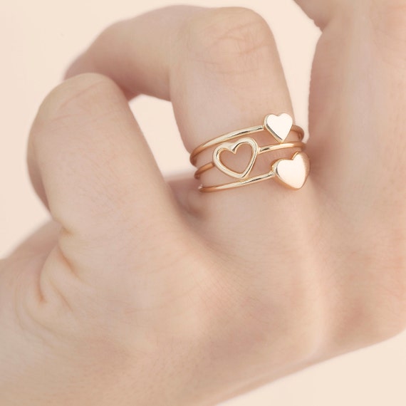 Best Friend Ring Minimalist Ring Set 