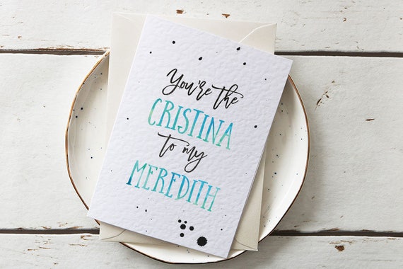 Greys Anatomy Valentines Day Cards Yang - Champion TV Show