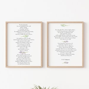 Psalm 49 print, Scripture Poster Bible wall decor, Bible wall art , PSALM 49