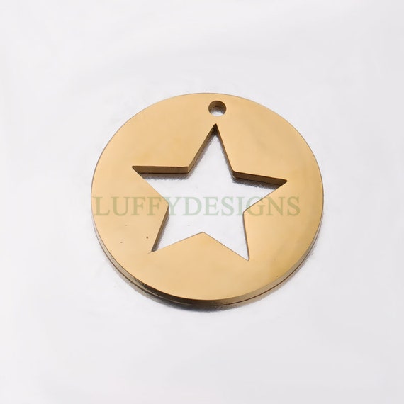 Shiny Gold Plated Mini Star Charms, 14x11 Mm Gold Star Pendants, Small Star  Charm, Star Necklace Charm, Star Bracelet Charms, STRC 