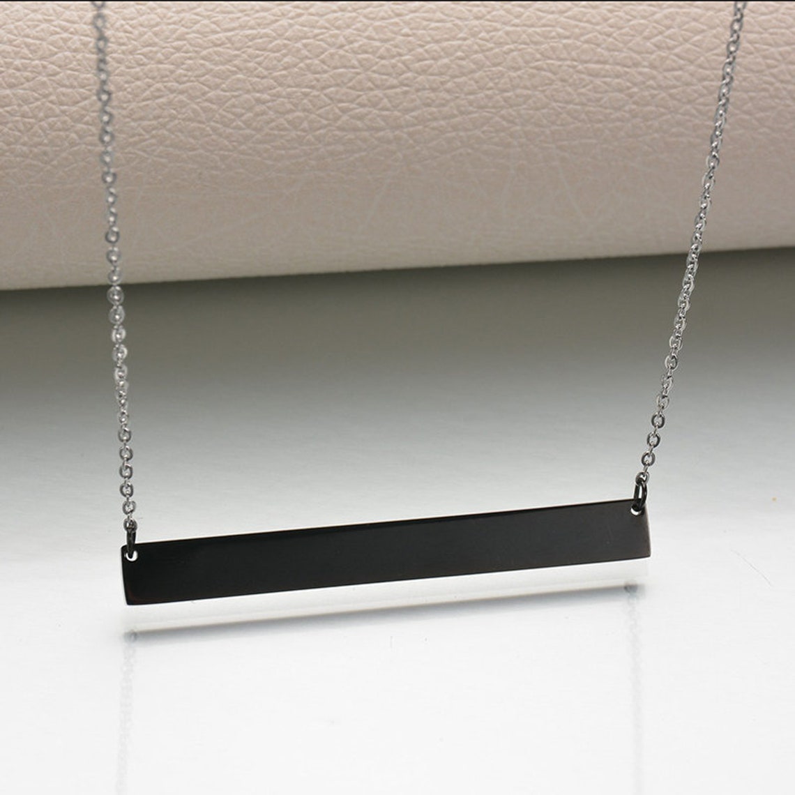 60mmx7mm Stainless Steel Bar Necklace Bar Necklace Supplies Etsy