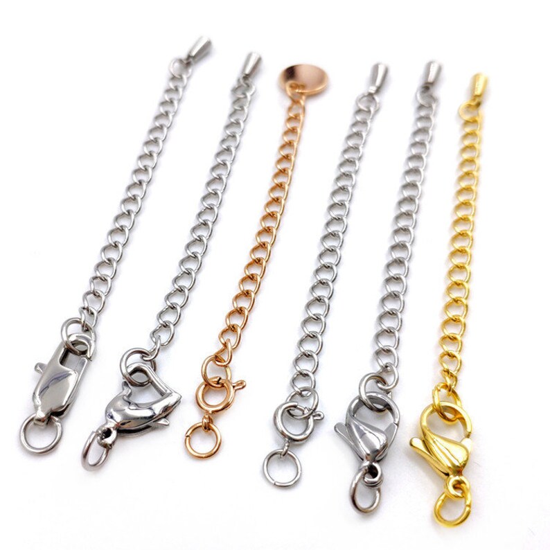 10pcs Necklace/Bracelet Extender Chains Jewelry Making Etsy