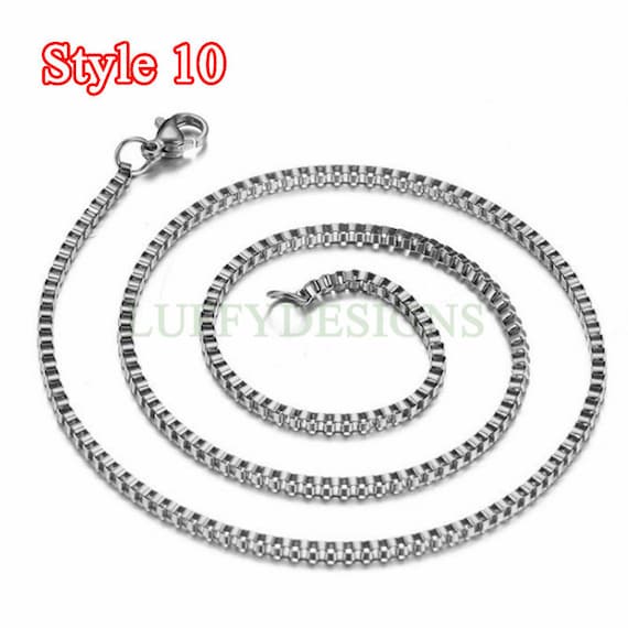 Wholesale 5pcs Finished 316L Stainless Steel Chain, 18k Gold Plated,  Necklace Chains Bulk for Jewelry Making, Hypoallergenic Chain -  Israel