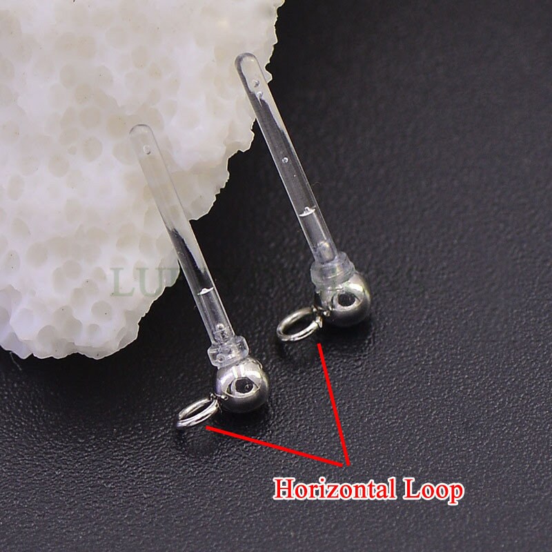 20pcs Invisible Earring Findings Studs With Backs Clear Etsy Ireland