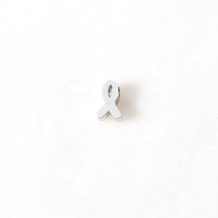 10pcs Awareness Ribbon Charms 8mm, Gold Plated Stainless Steel ...