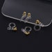 20pcs Invisible clip on earring converter, resin earring clip, no pierced dangle earrings clip findings, hypoallergenic clip earrings 