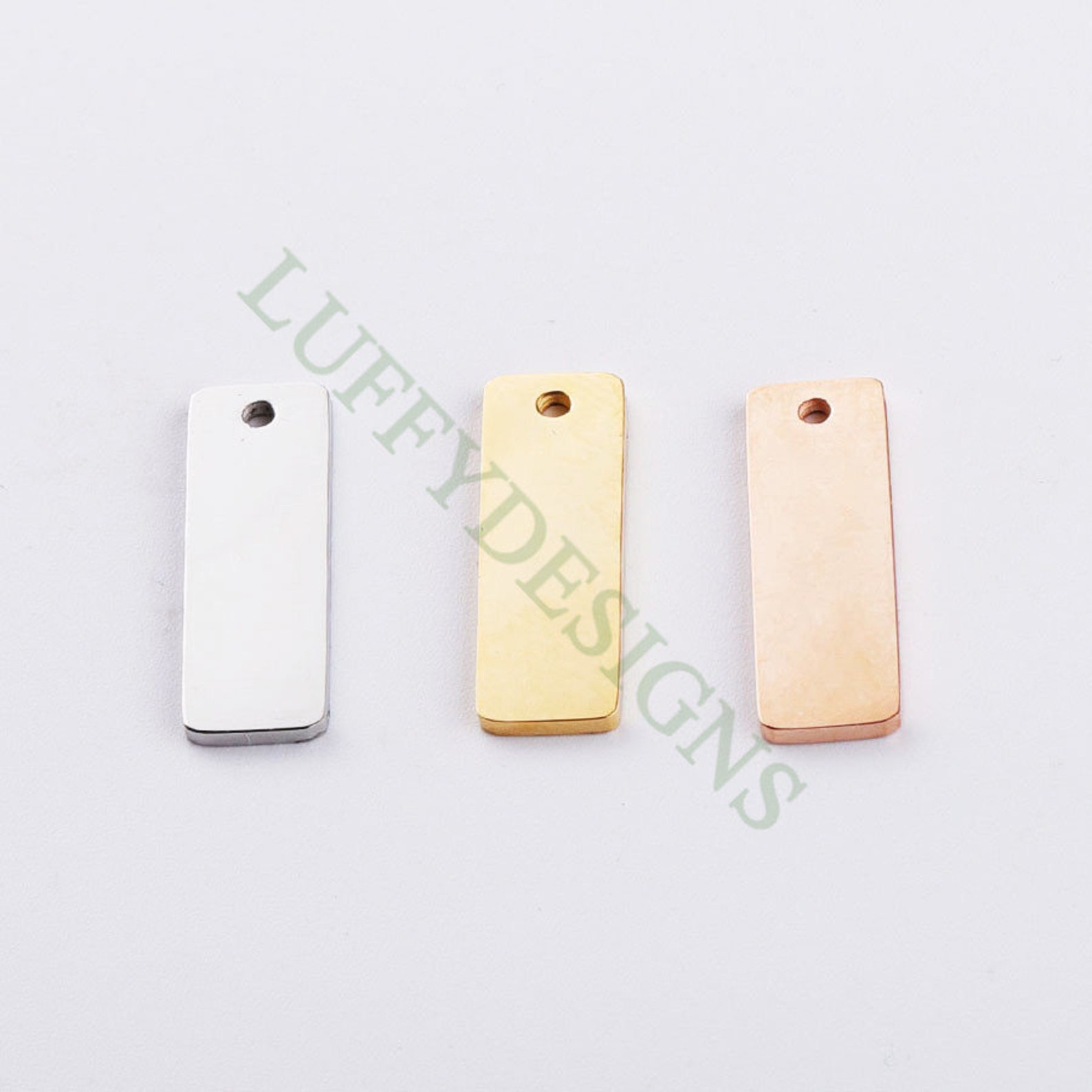 10pcs Personalized Stamping Blank Bar 6x18mm Ready to Stamp Etsy