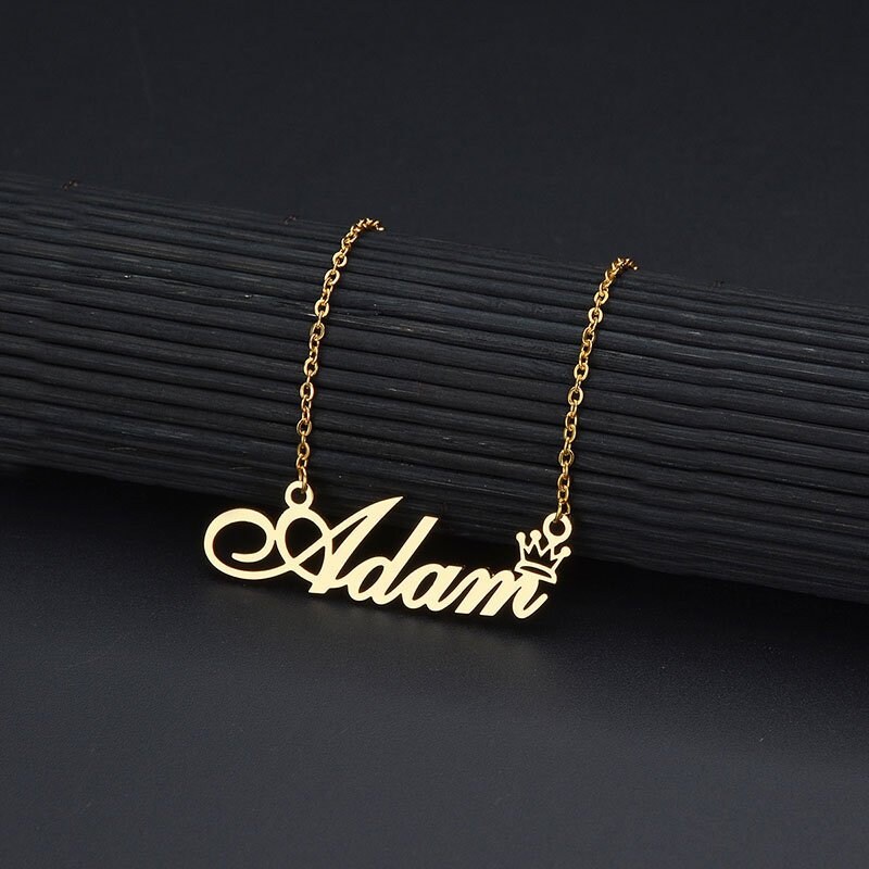 Personalized Name Jewelry Custom Name Necklace Custom Word  Etsy