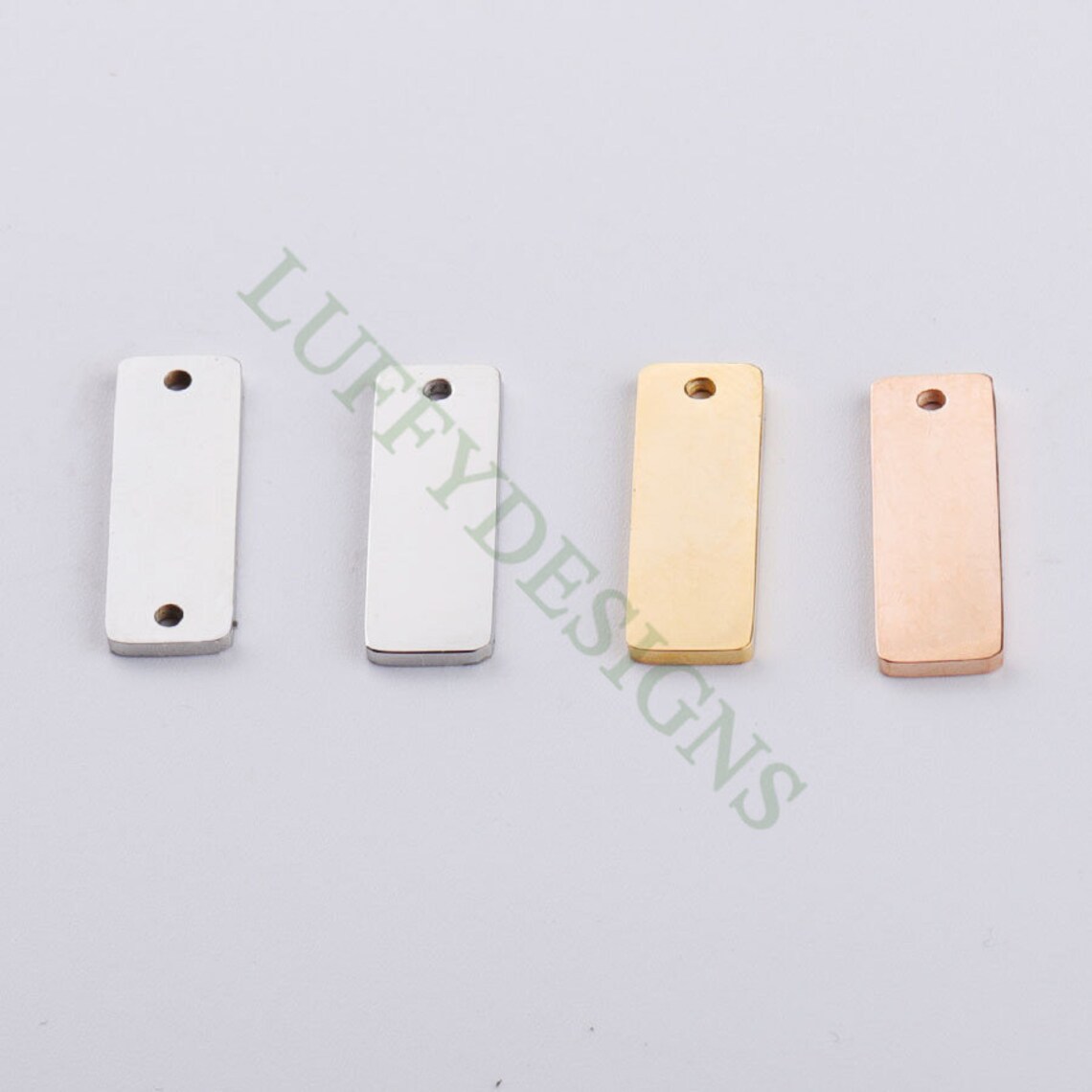 10pcs Personalized Stamping Blank Bar 6x18mm Ready to Stamp Etsy