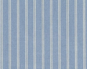 AU MAISON oilcloth Ribbons Blue coated cotton