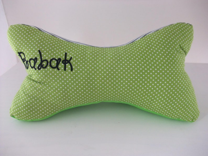 Neck Pillow Reading Bone Reading Pillow With Desired Name Etsy