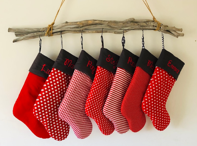 Großer Nikolausstiefel Nikolaussocke inkl. Name zum