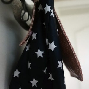 Handlebar bag with flap with desired name in the star image 4