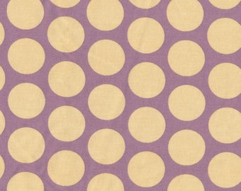 AU MAISON oilcloth Super Dots Lavender coated cotton