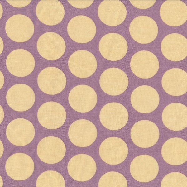 AU MAISON oilcloth Super Dots Lavender coated cotton