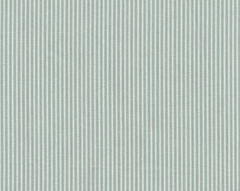 AU Maison Cotton Fabric Stripe Ice Green pastel mint