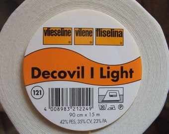 1 m Freudenberg Vilene Decovil I Light Fleece ironable fixable