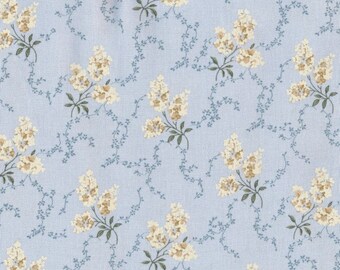 AU MAISON Wachstuch Adele Light Blue coated cotton