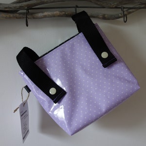 waterproof handlebar bag flap name star purple image 4