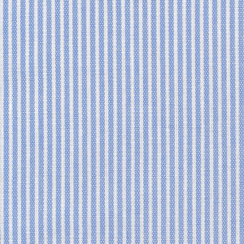 AU MAISON Wachstuch Stripe French Blue, blaue schmale Streifen, beschichtete Baumwolle Bild 1