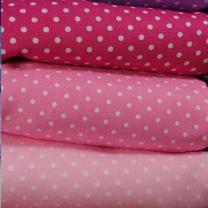 Cotton fabric dotted dots dots, wide range of colors image 4