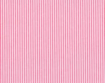 AU MAISON oilcloth Stripes pink coated cotton