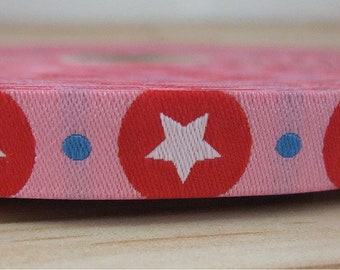 5 m STARdotzz pink ribbon star dots paulapü