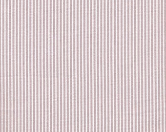 AU Maison Baumwollstoff Stripe Woodrose altrosa rose