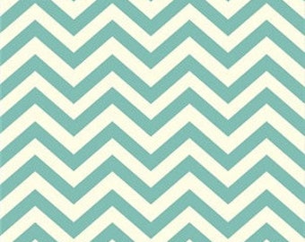 Birch Biobaumwolle SKINNY CHEVRON pool mintgrün