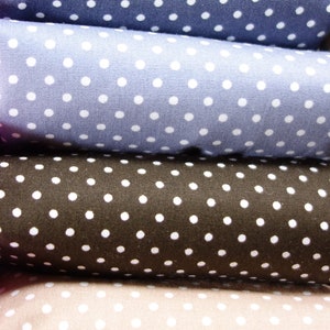 Cotton fabric dotted dots dots, wide range of colors image 5