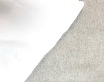 Sheets and Pillow case fabric | Hemp linen Fabric | Ivory White | 100% hemp | Duvet | perfect vegan textile | organic | sustainable