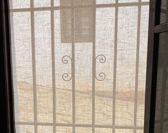 Muggenhor gaas | Organisch | Duurzaam | Natuurlijk gaas | Sterk | Gemaakt in Europa | Doorzichtig | Privacy gaas