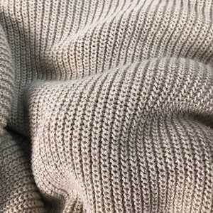 Hemp Heavy Jersey Fabric Pure Hemp 840g Natural Organic Ideal for Natural Blankets Jumpers Tops image 2