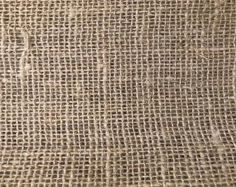 Hemp Burlap | Hessian | Upholstery Fabric | Sacking material | Sustainable | Natural | Durable |