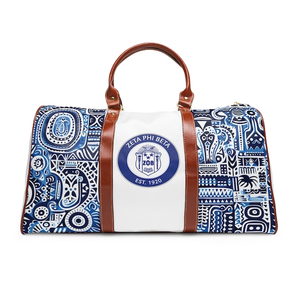 Zeta Phi Beta Waterproof Travel Bag