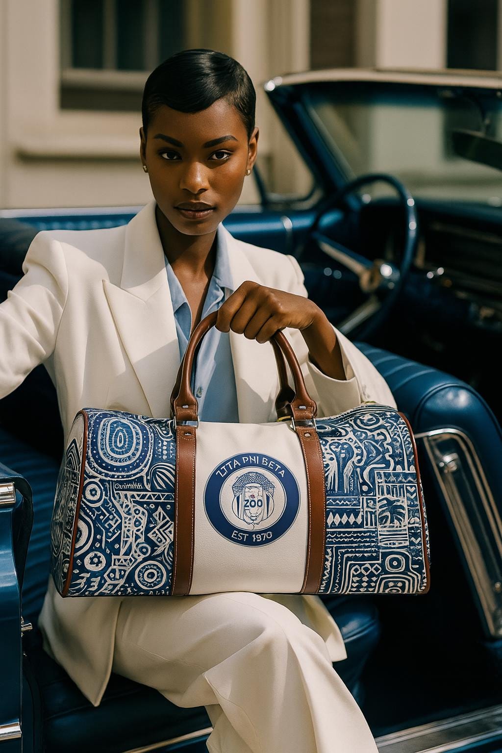 Zeta Phi Beta Waterproof Travel Bag