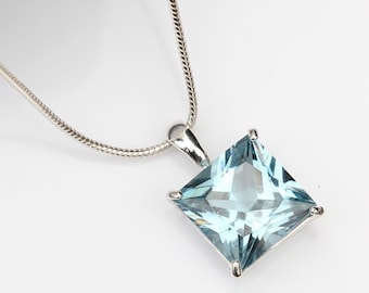 aquamarine GIA Certified Vintage 62 Carat Aquamarine with Diamond